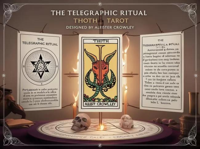 Ritual Telegrafico com Tarot de Thoth ( Alinster Crowley)